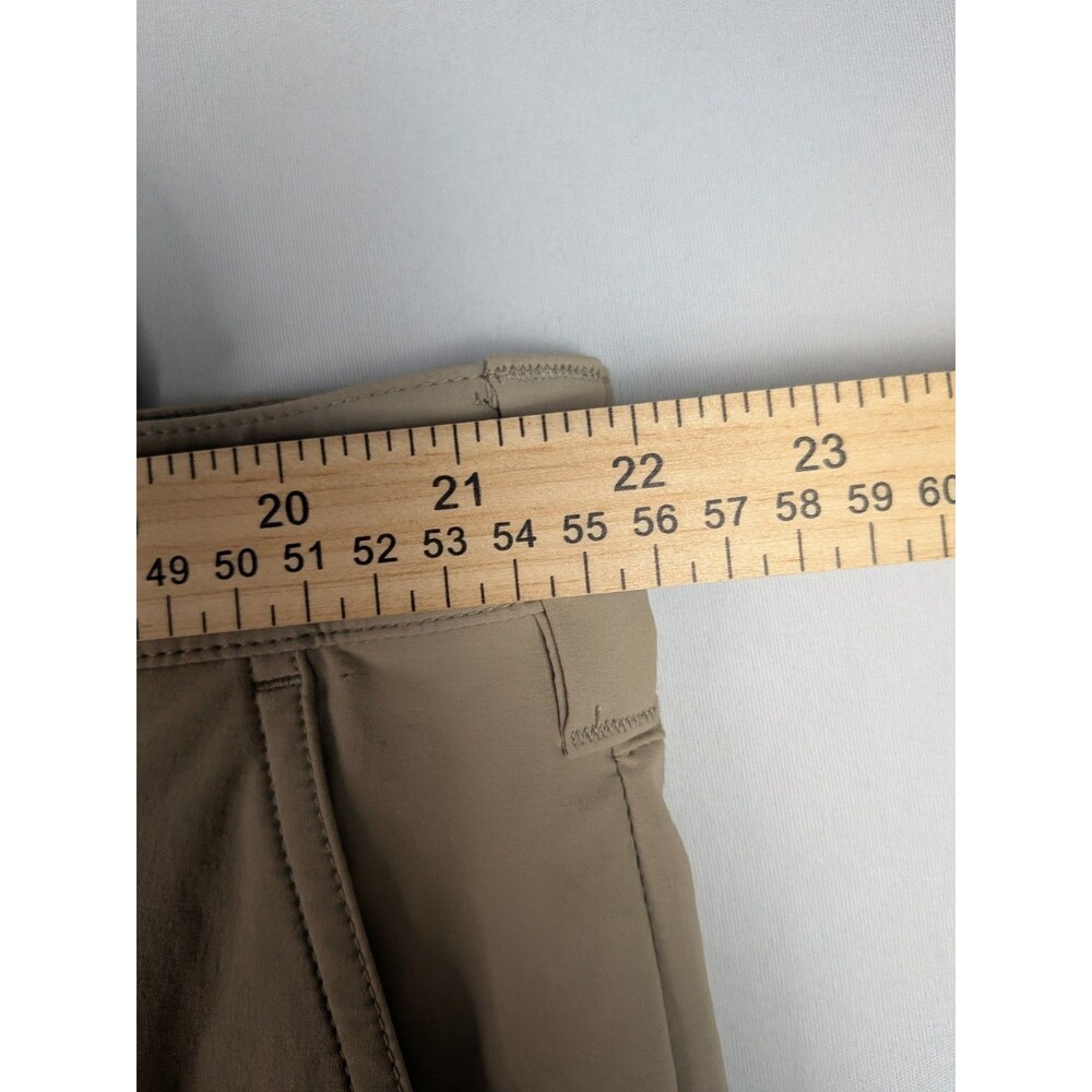 Orvis Jackson Quick Dry Pants Mens 44/32 Tan Nylon Blend Stretch Zip Pockets - Picture 6 of 15